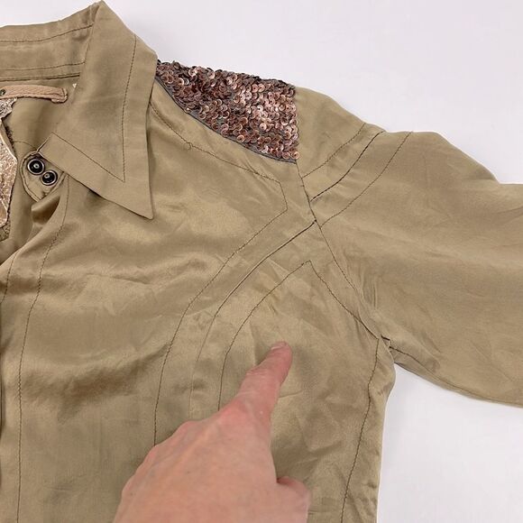 Da-Nang Silk Button Down Shirt - Picture 11 of 13